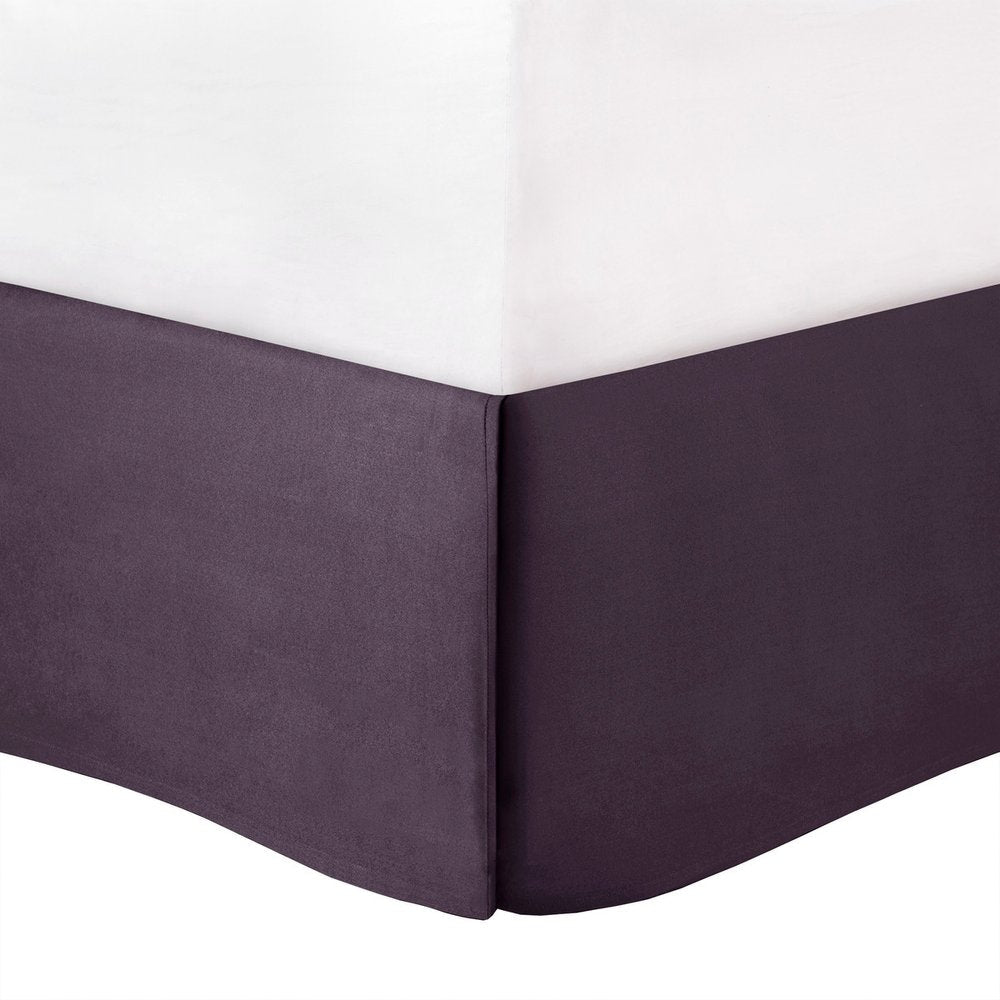 Set of Seven Plum Queen Ring Stitch Polyester Sham And Comforter HomeRoots