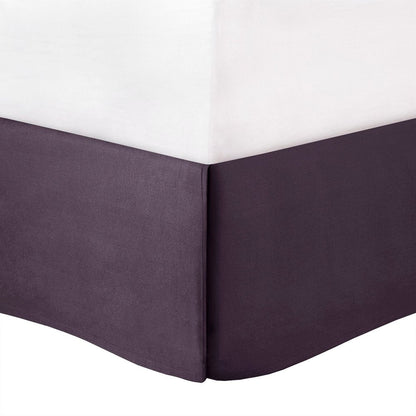 Set of Seven Plum Queen Ring Stitch Polyester Sham And Comforter HomeRoots