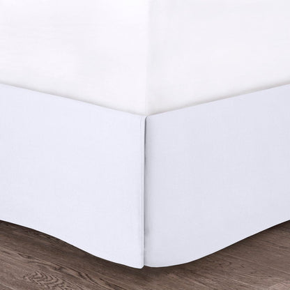 Set of Five White King Ring Stitch Polyester Sham And Comforter HomeRoots