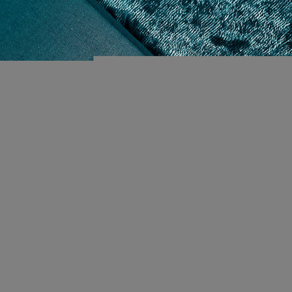 Set of Four Teal Blue King Ring Stitch Polyester Sham And Comforter HomeRoots