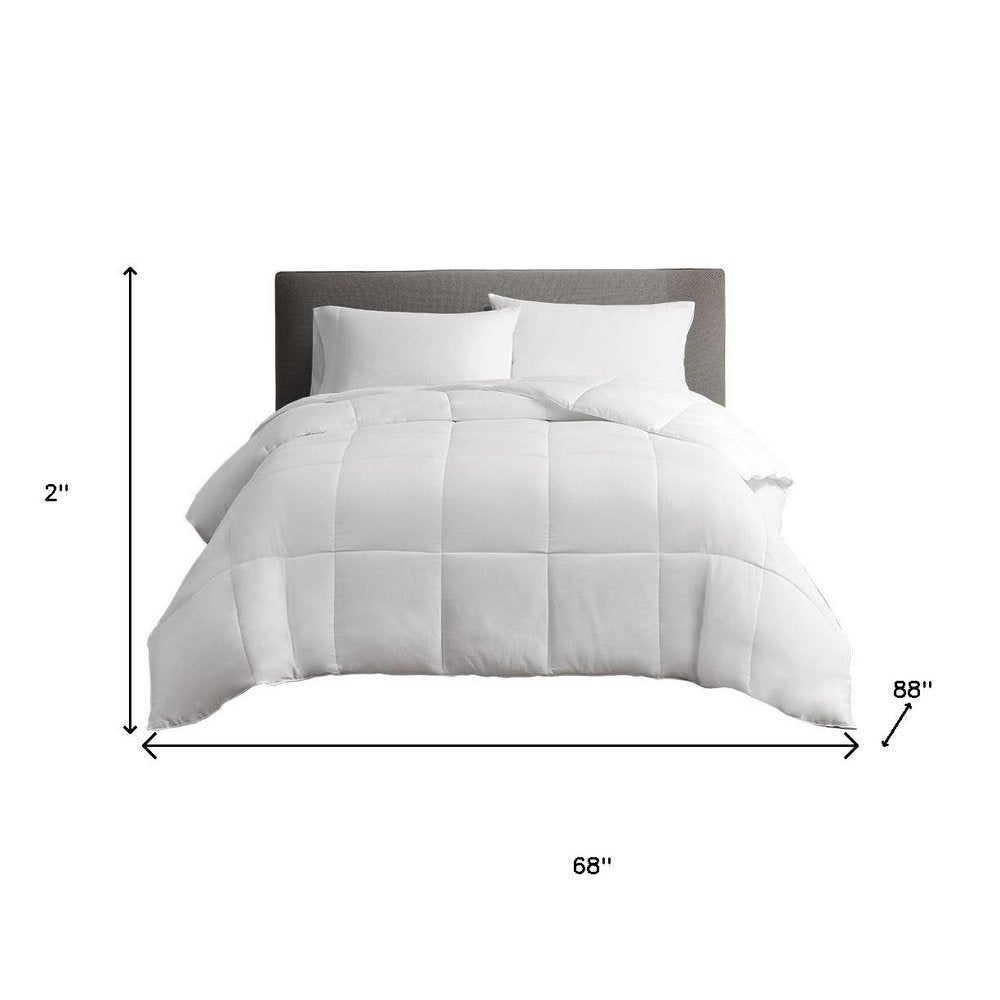 White Ring Stitch Sham And Comforter HomeRoots