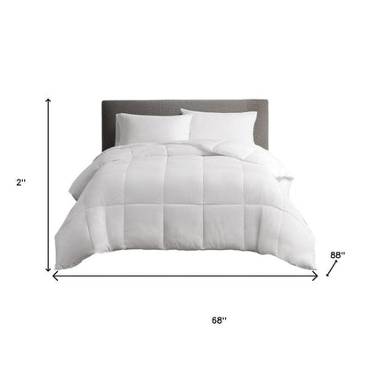 White Ring Stitch Sham And Comforter HomeRoots