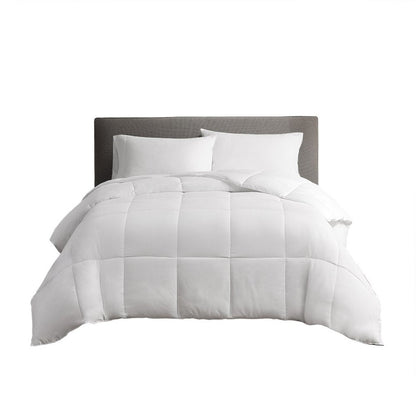 White Ring Stitch Sham And Comforter HomeRoots