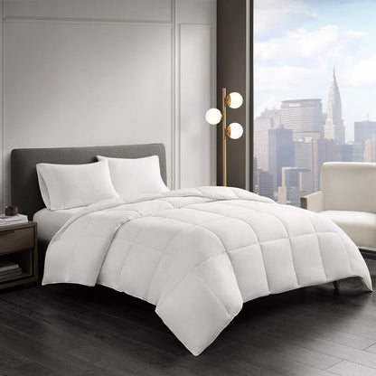White Ring Stitch Sham And Comforter HomeRoots