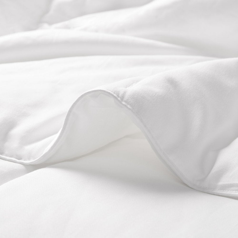 White Ring Stitch Sham And Comforter HomeRoots