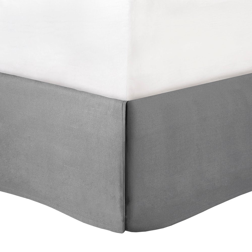 Set of Eight Gray And Ivory Damask Ring Stitch Polyester Sham And Comforter HomeRoots
