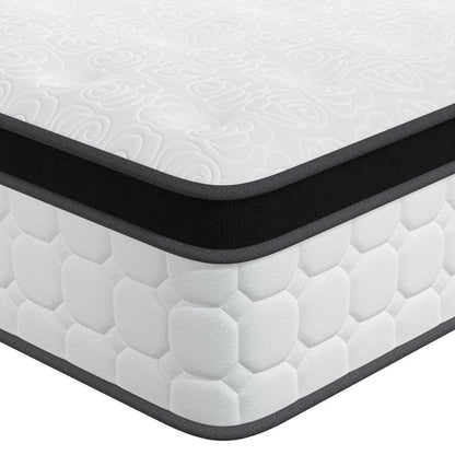 12" Full Double Gel Memory Foam Hybrid Mattress HomeRoots