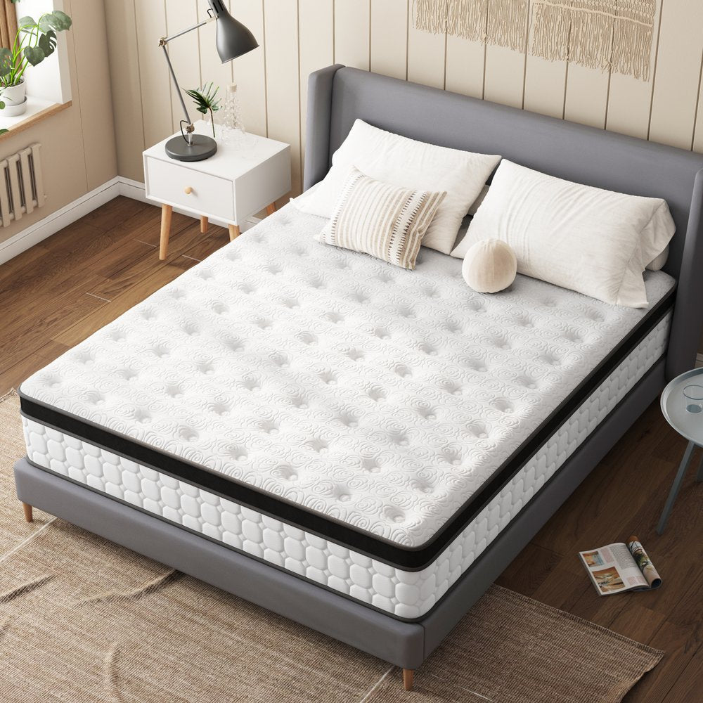 12" Full Double Gel Memory Foam Hybrid Mattress HomeRoots