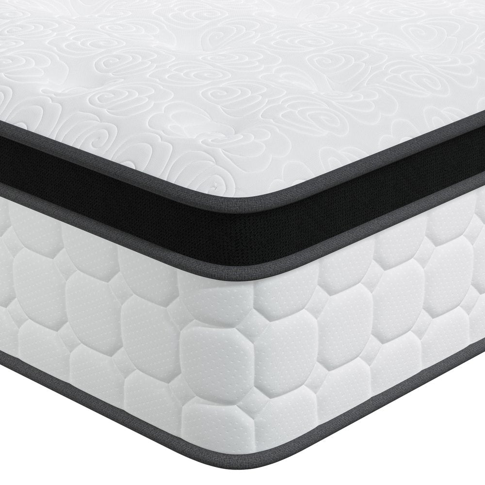 12" King Gel Memory Foam Hybrid Mattress HomeRoots