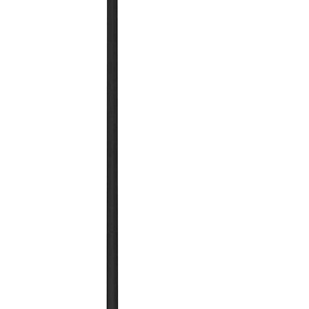 16" Black Aluminum Cone LED Dimmable Outdoor Pendent Hanging Light HomeRoots