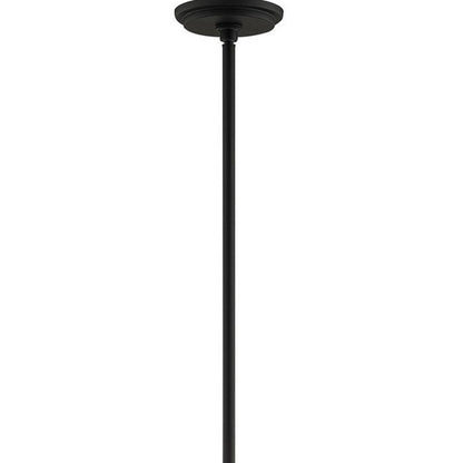 Black Five Light Metal Dimmable Chandelier With Shades HomeRoots