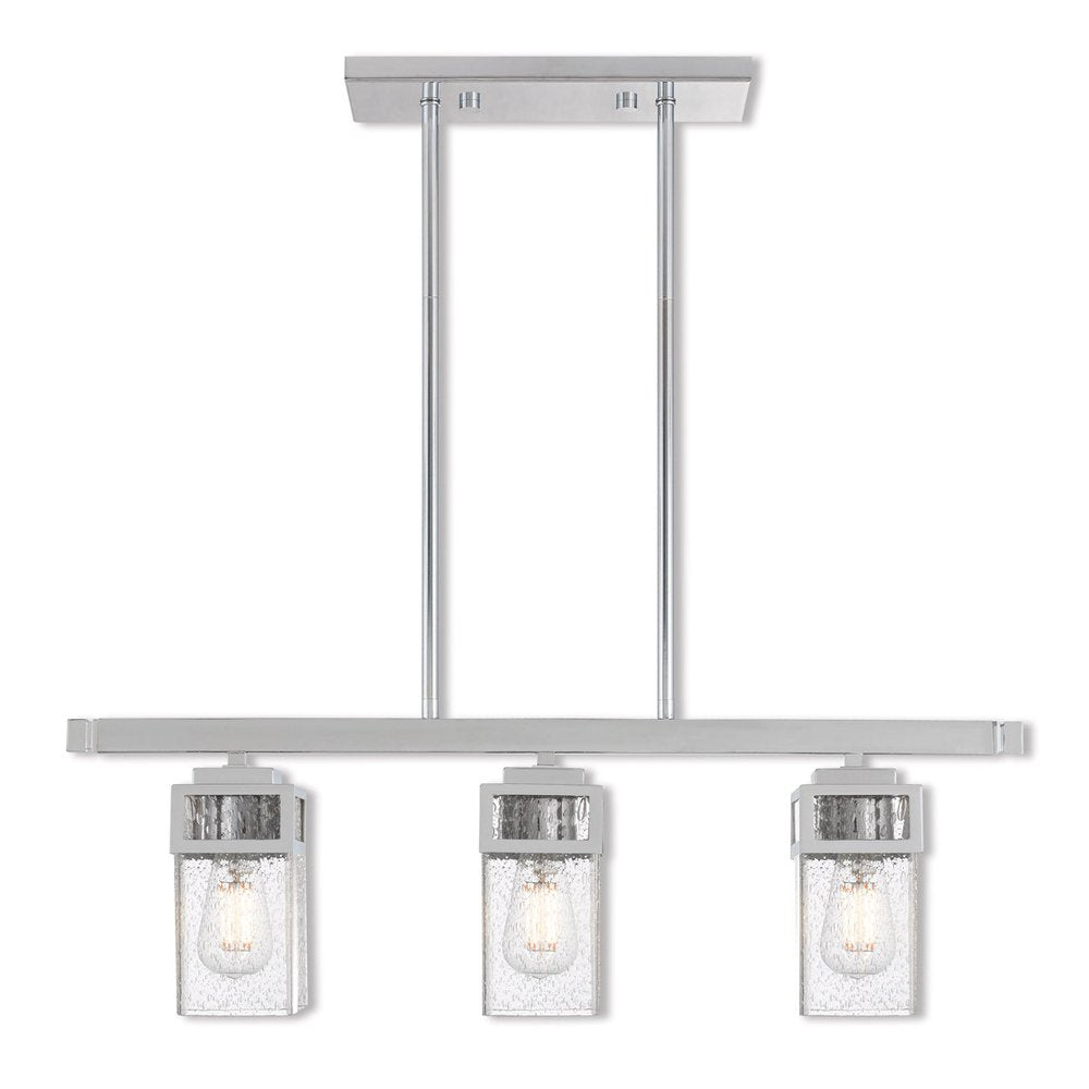 Silver Three Light Metal Dimmable Chandelier With Shades HomeRoots
