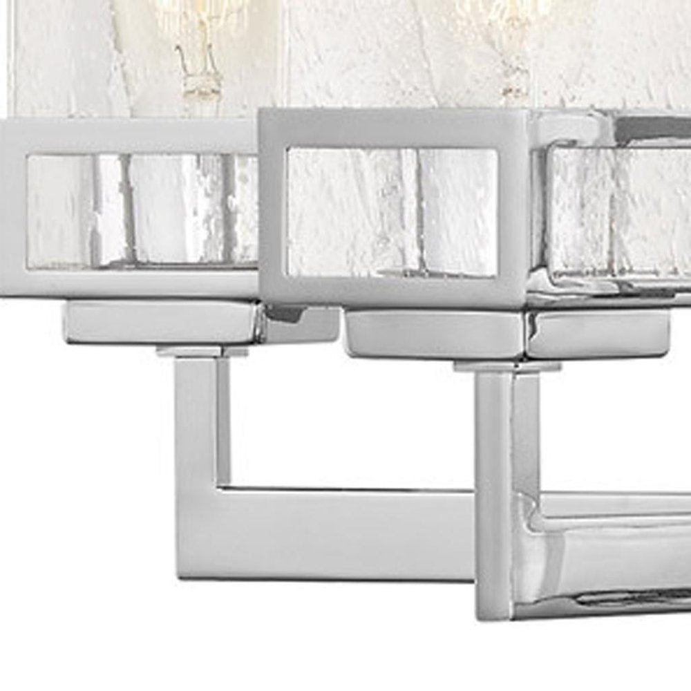 Silver Five Light Metal Dimmable Chandelier With Shades HomeRoots