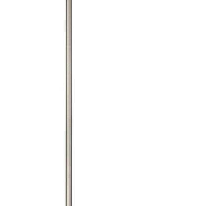 Nickel Four Light Metal Dimmable Chandelier With Shades HomeRoots