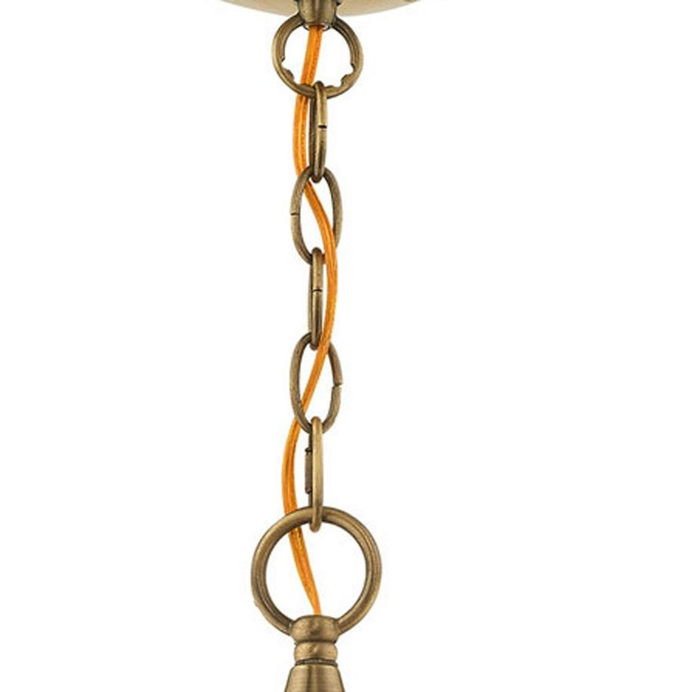 Three Light Dimmable Chandelier With Shades HomeRoots