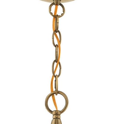 Three Light Dimmable Chandelier With Shades HomeRoots