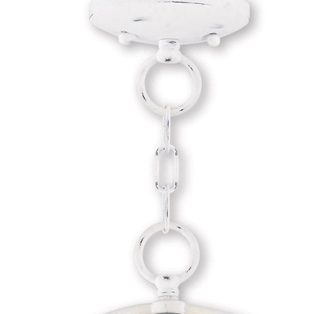 White Three Light Metal Dimmable Chandelier With Shades HomeRoots