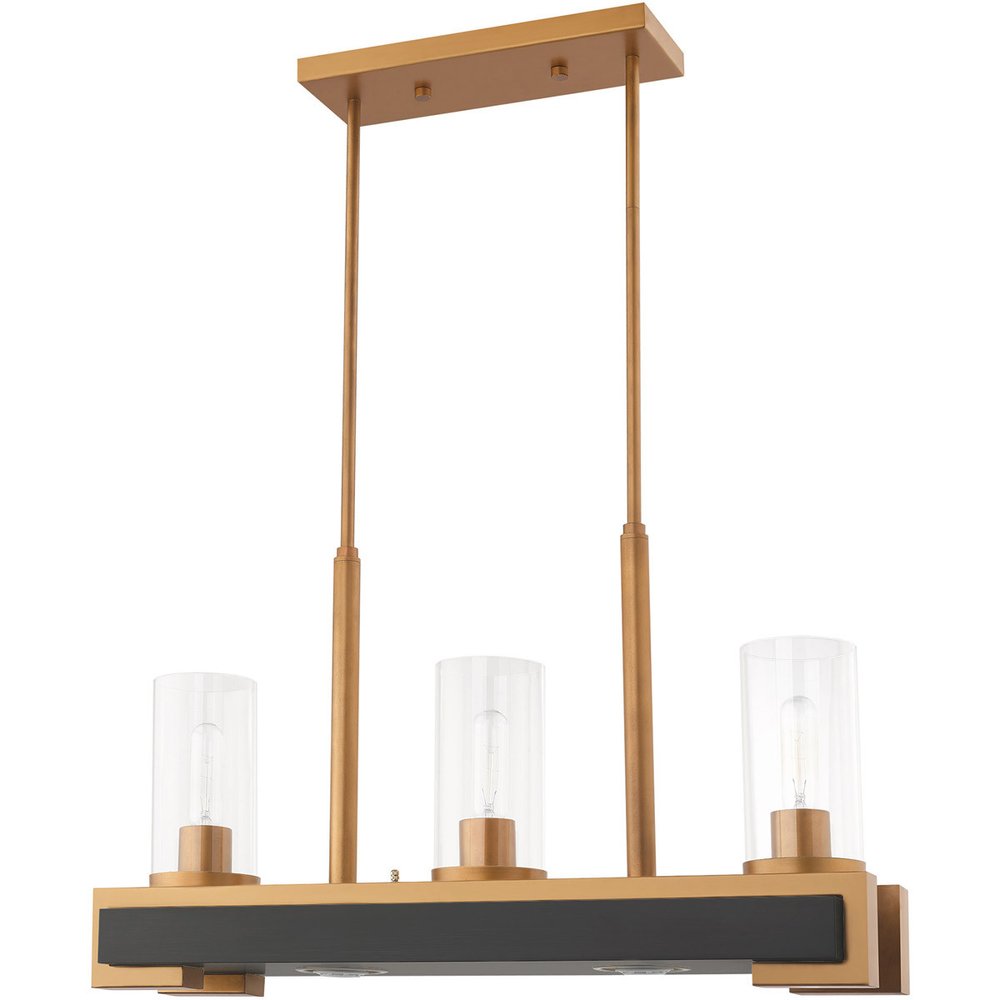 Gold Two Light Metal Dimmable Chandelier With Shades HomeRoots