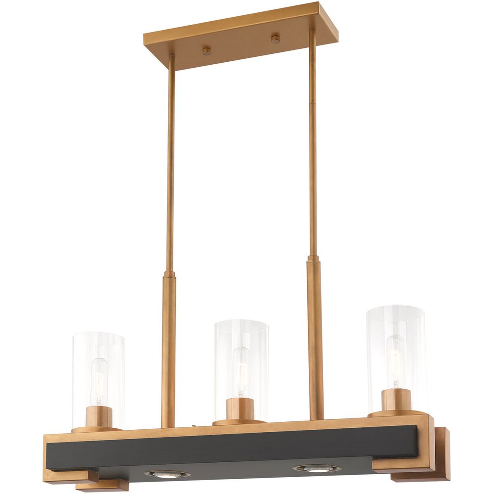Gold Two Light Metal Dimmable Chandelier With Shades HomeRoots