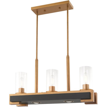 Gold Two Light Metal Dimmable Chandelier With Shades HomeRoots