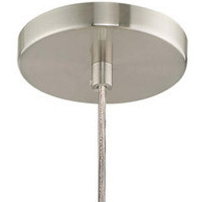 Nickel Metal Dimmable Chandelier With Shades HomeRoots