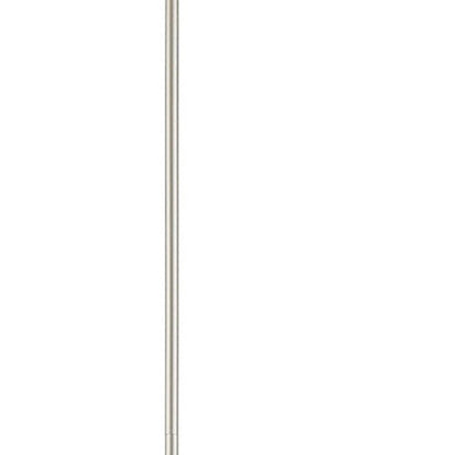 Nickel Metal Dimmable Chandelier With Shades HomeRoots