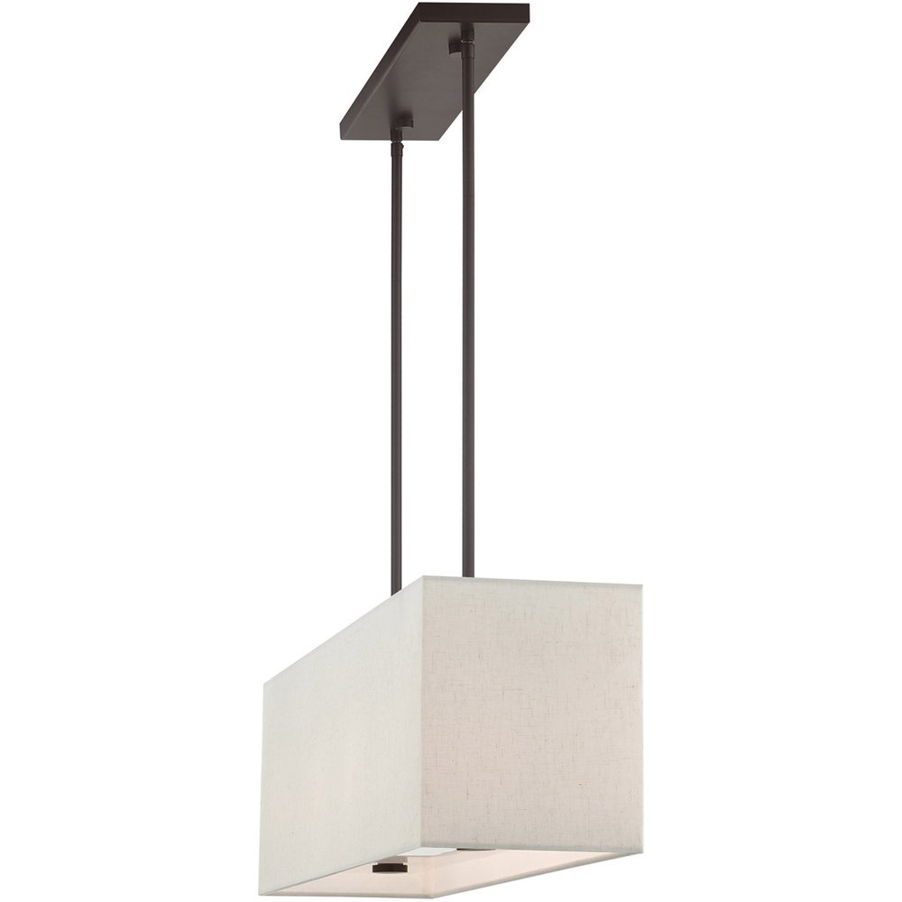 Bronze Four Light Metal Dimmable Chandelier With Shades HomeRoots