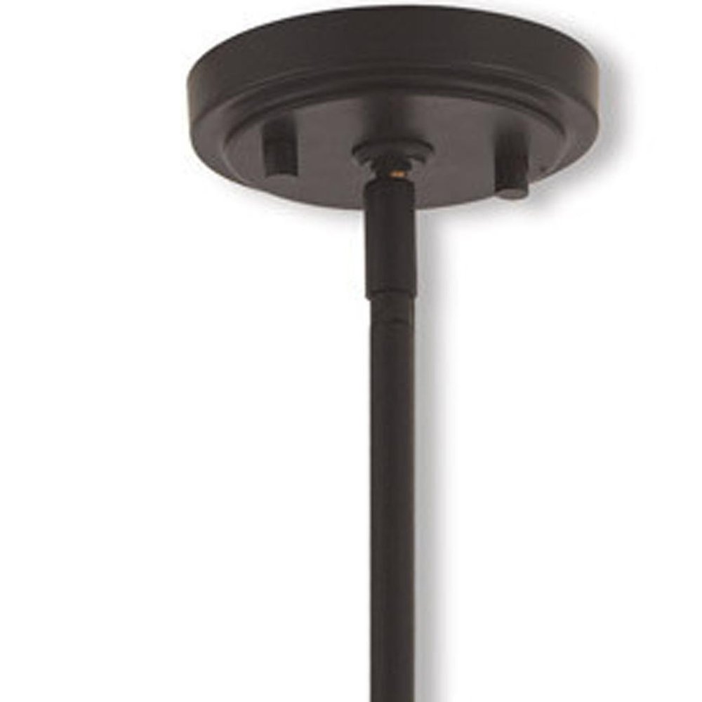 Bronze Five Light Metal Dimmable Chandelier With Shades HomeRoots
