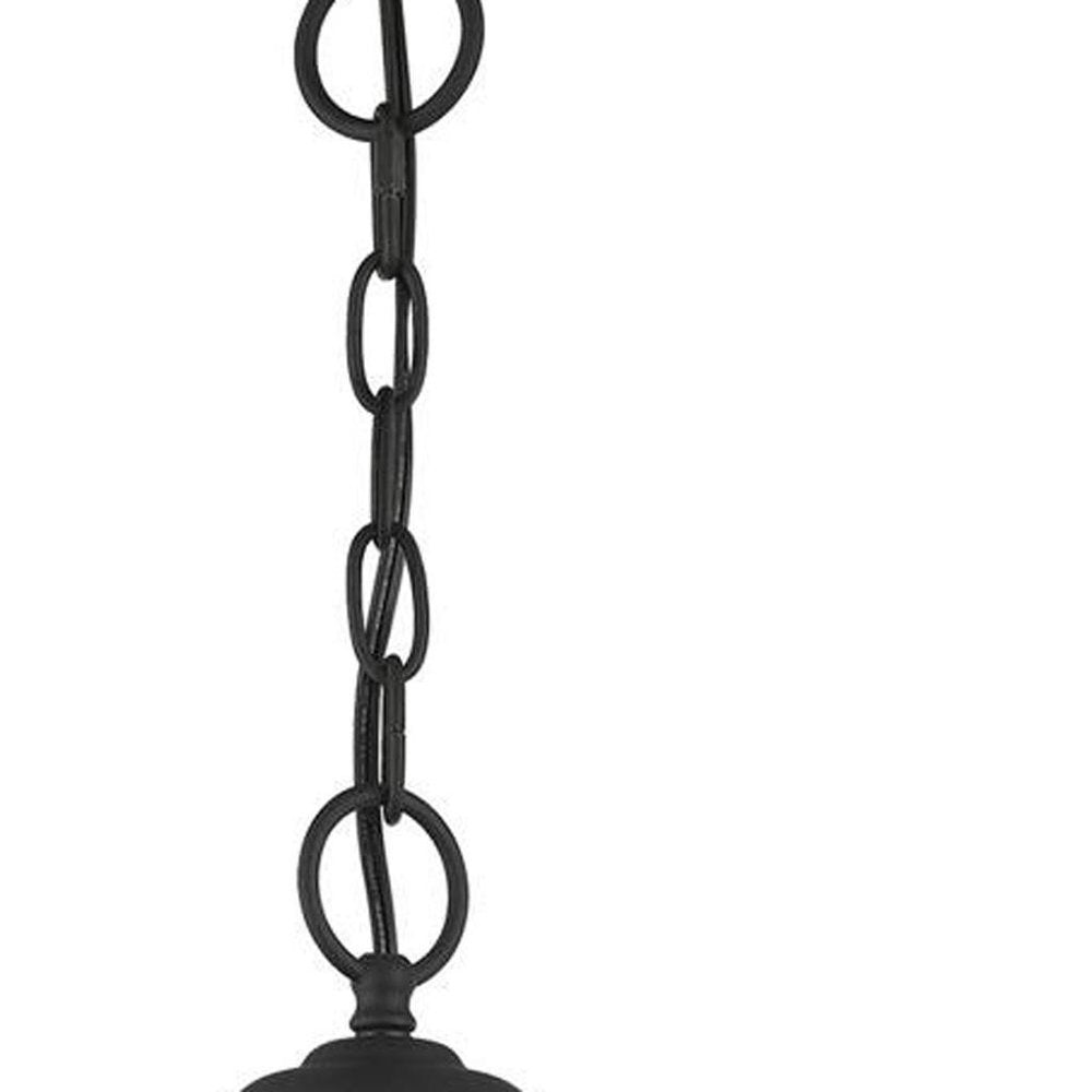 Black Three Light Metal Dimmable Chandelier With Shades HomeRoots