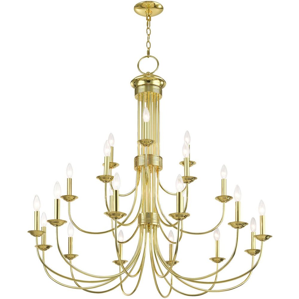Brass Multi Light Metal Dimmable Chandelier With Shades HomeRoots