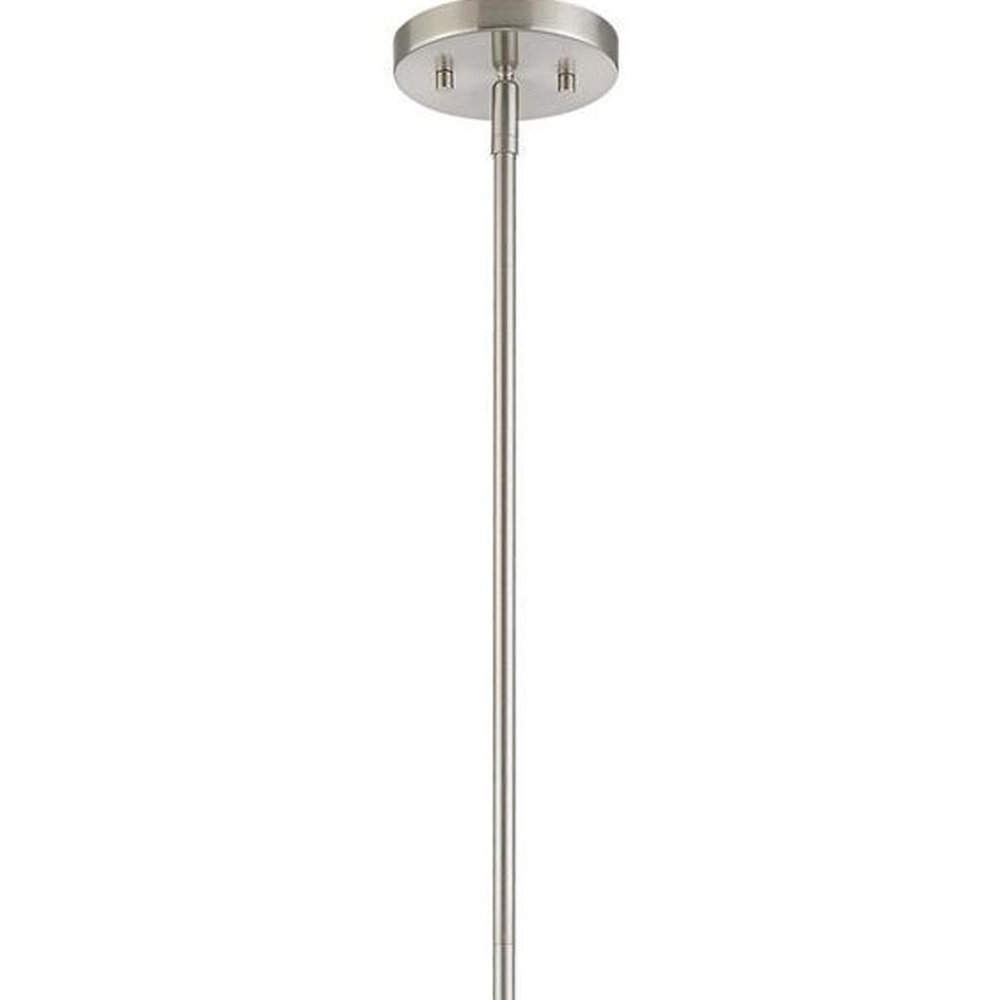 Nickel Metal Dimmable Chandelier With Shades HomeRoots