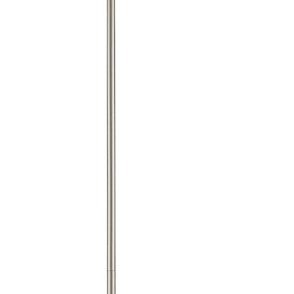 Nickel Metal Dimmable Chandelier With Shades HomeRoots