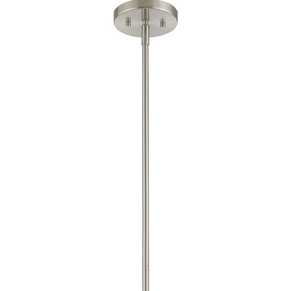Nickel Metal Dimmable Chandelier With Shades HomeRoots