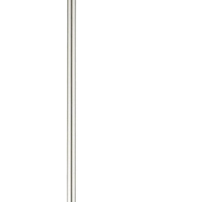 Nickel Five Light Metal Dimmable Chandelier With Shades HomeRoots