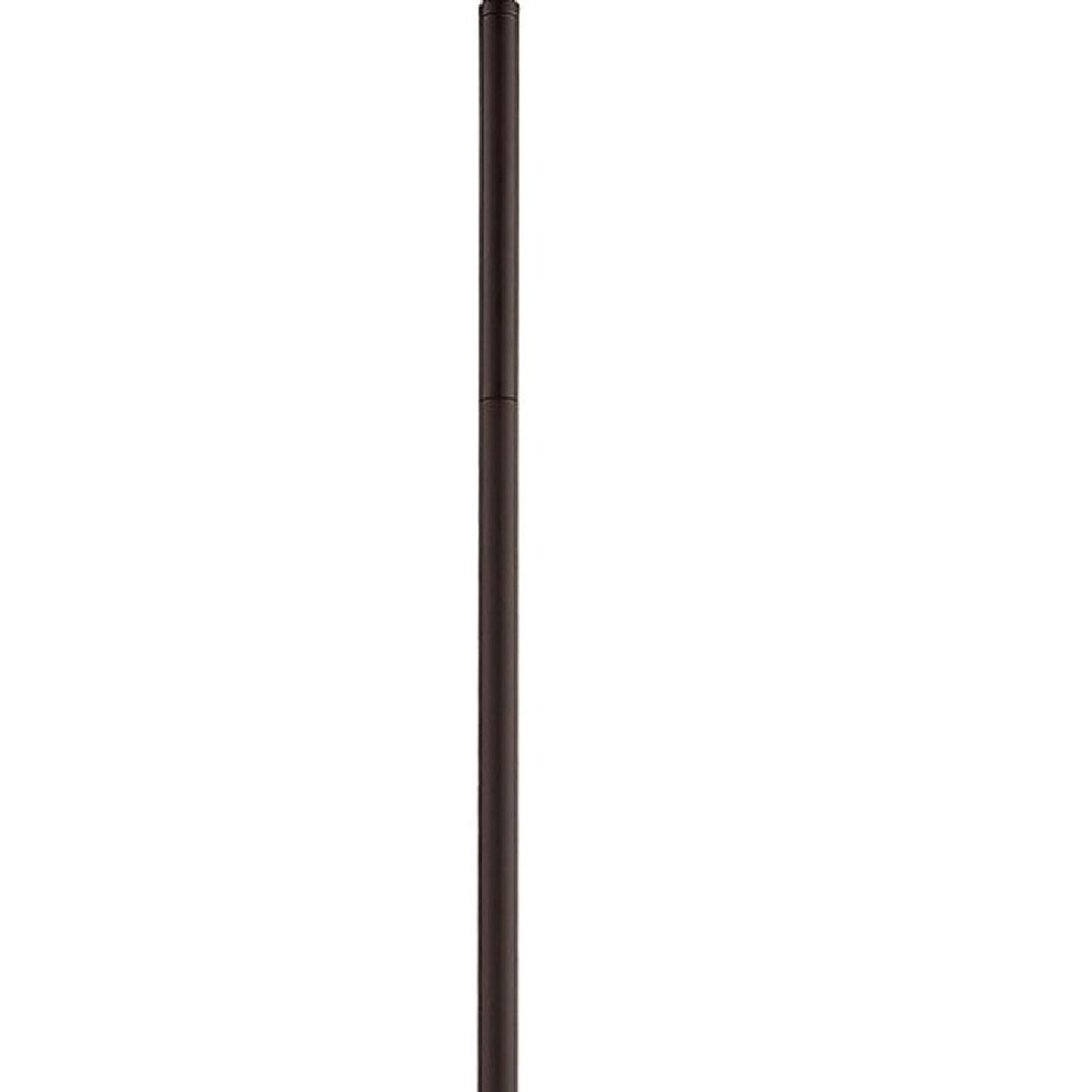 Bronze Three Light Metal Dimmable Chandelier With Shades HomeRoots
