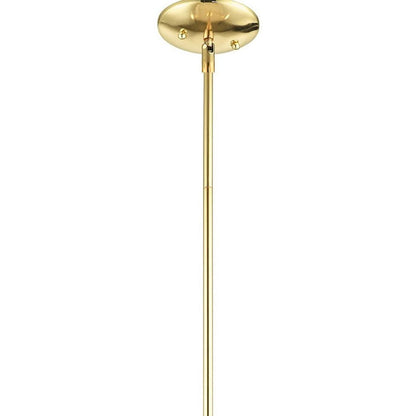 Brass Five Light Metal Dimmable Chandelier With Shades HomeRoots