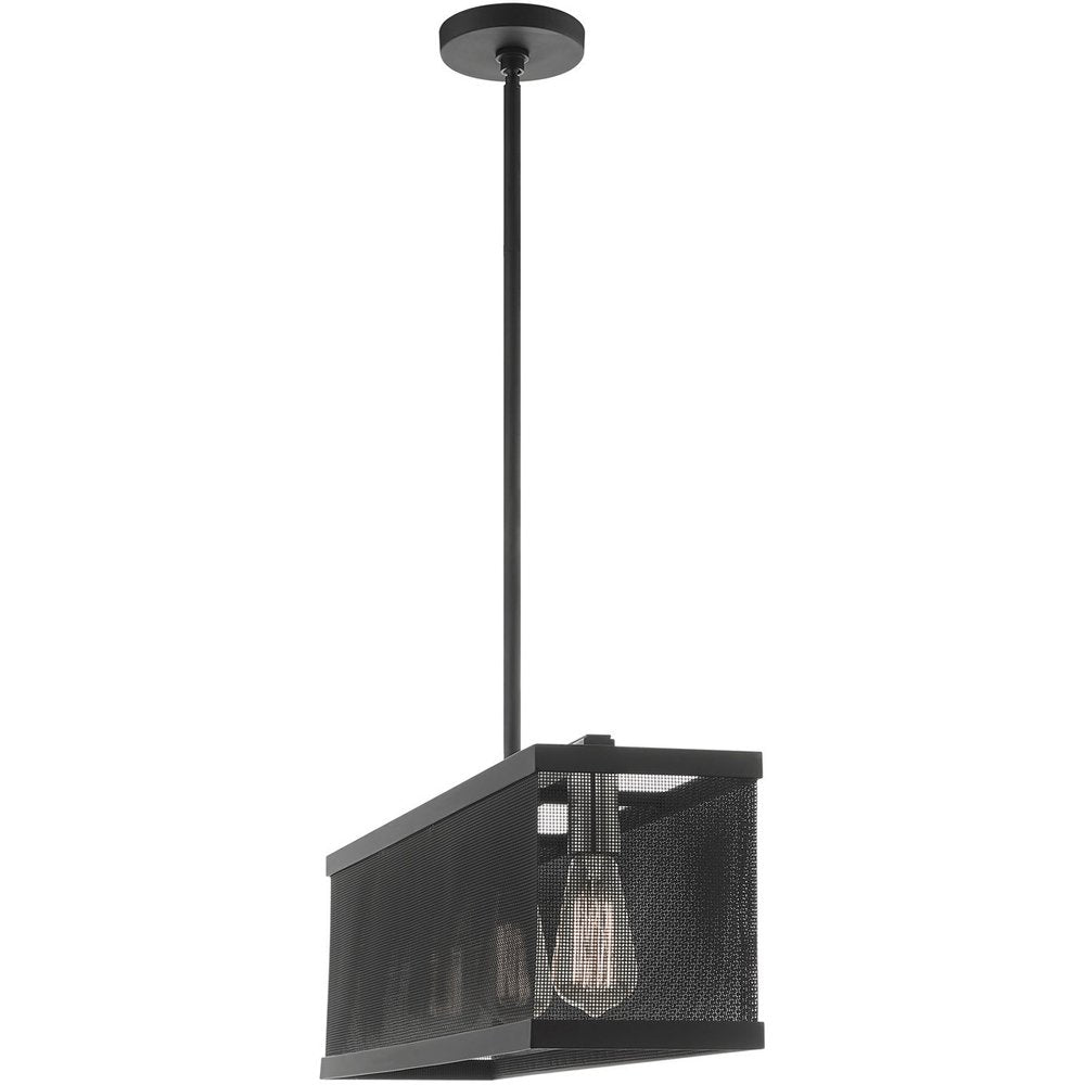 Black Three Light Metal Dimmable Chandelier With Shades HomeRoots