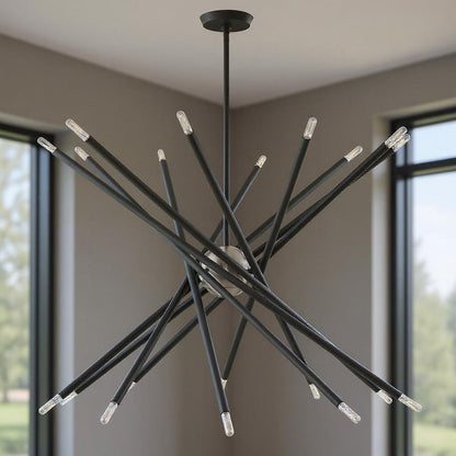 Gray Multi Light Metal Dimmable Chandelier With Shades HomeRoots