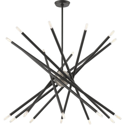 Gray Multi Light Metal Dimmable Chandelier With Shades HomeRoots