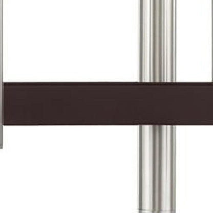 Bronze Six Light Metal Dimmable Chandelier With Shades HomeRoots