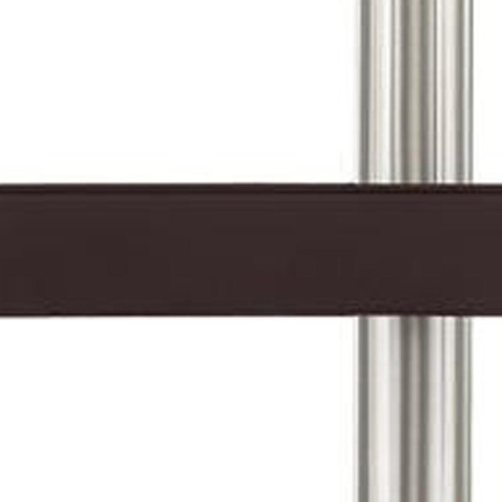Bronze Six Light Metal Dimmable Chandelier With Shades HomeRoots