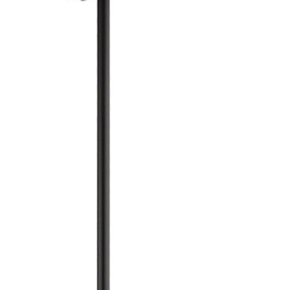 Black Four Light Metal Dimmable Chandelier With Shades HomeRoots