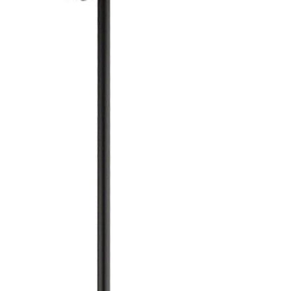 Black Four Light Metal Dimmable Chandelier With Shades HomeRoots