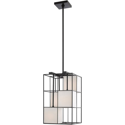 Black Four Light Metal Dimmable Chandelier With Shades HomeRoots