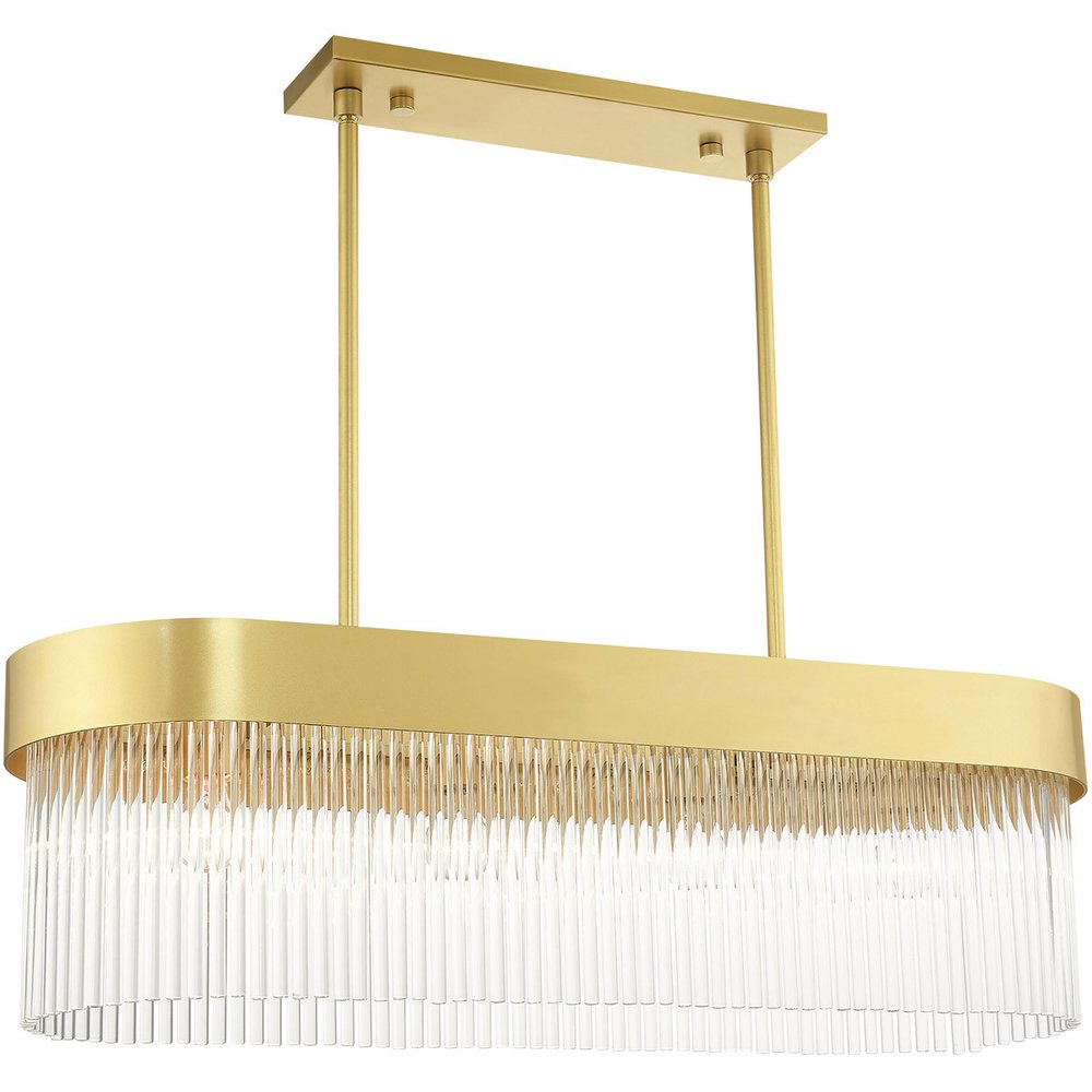 Gold Four Light Metal Dimmable Chandelier With Shades HomeRoots