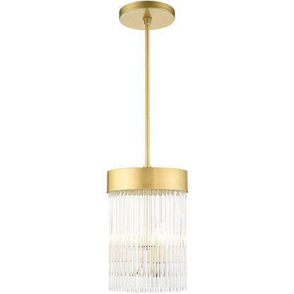Gold Three Light Metal Dimmable Chandelier With Shades HomeRoots