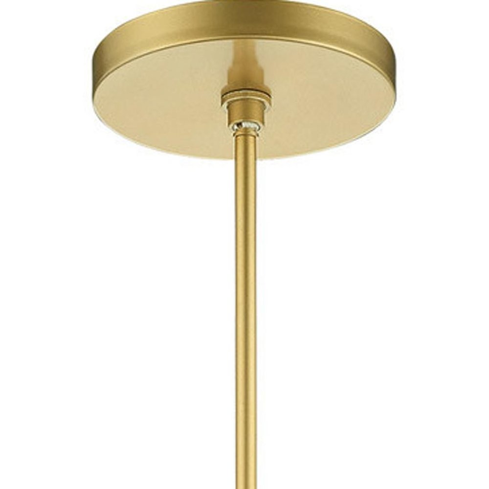 Gold Three Light Metal Dimmable Chandelier With Shades HomeRoots