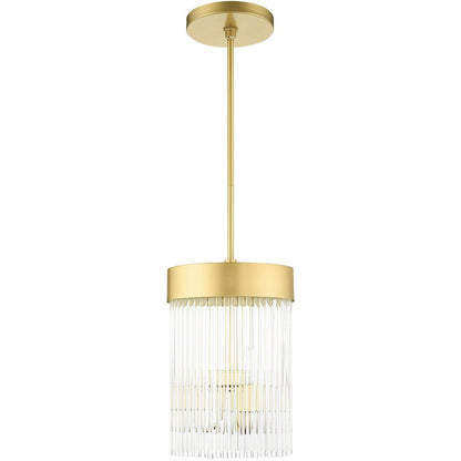 Gold Three Light Metal Dimmable Chandelier With Shades HomeRoots