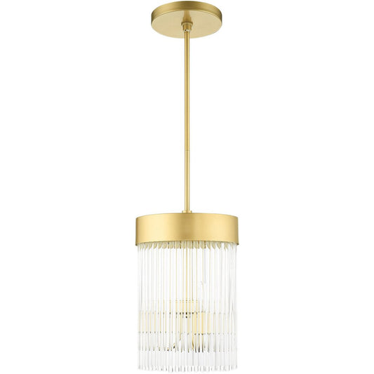 Gold Three Light Metal Dimmable Chandelier With Shades HomeRoots