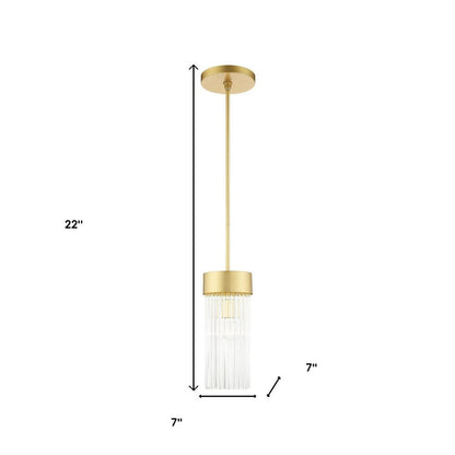 Gold Metal Dimmable Chandelier With Shades HomeRoots